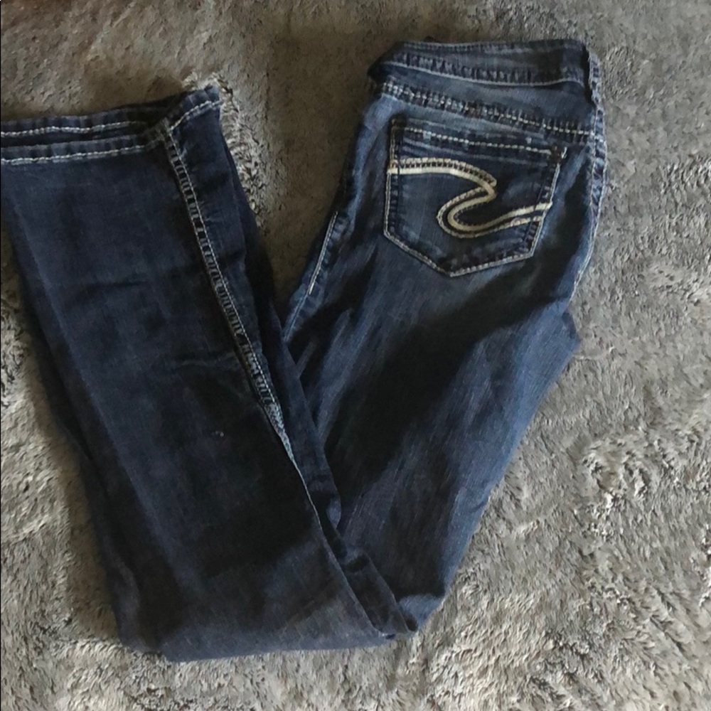 Silver jeans
